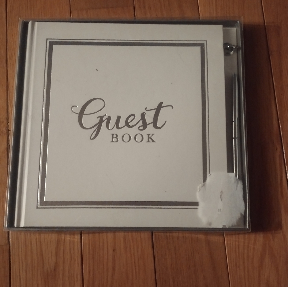 Wedding or event guest book